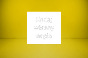 Tabliczka 12 x 12 cm z laminatu grawerskiego białego gładkiego