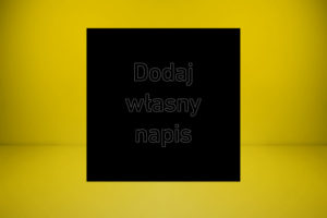 Tabliczka 15 x 15 cm z laminatu grawerskiego czarnego gładkiego