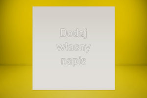 Tabliczka 20 x 25 cm z laminatu grawerskiego srebrnego gładkiego