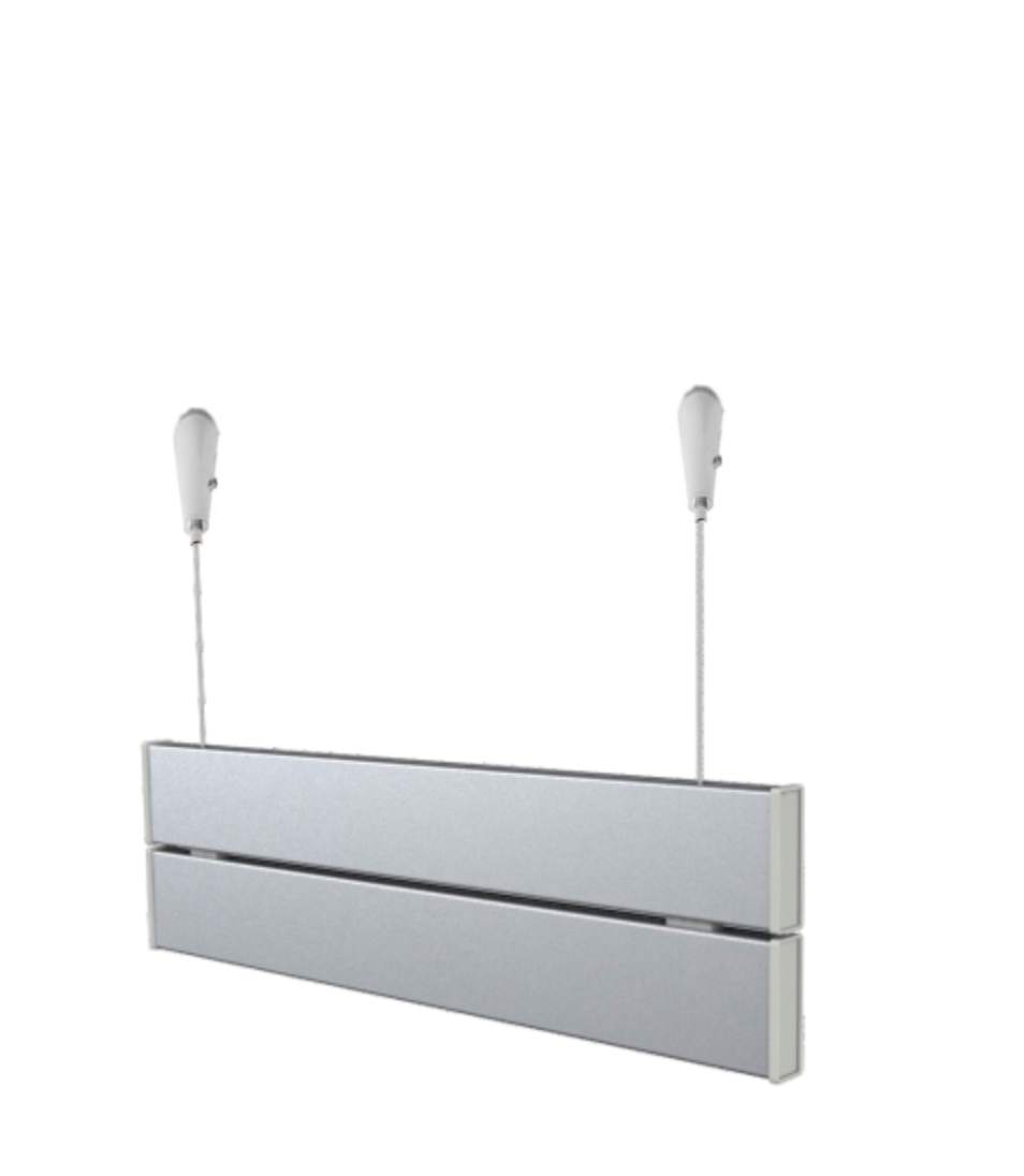 Tabliczka wisząca dwupanelowa Universal WU2-187-1000